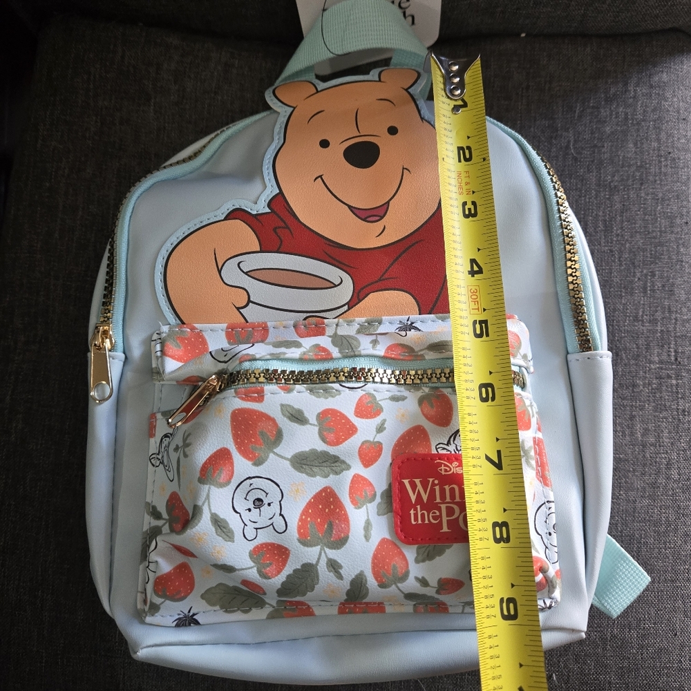 Disney Winnie the Pooh Mini Bag - Light Blue and Red - Picture 9 of 11